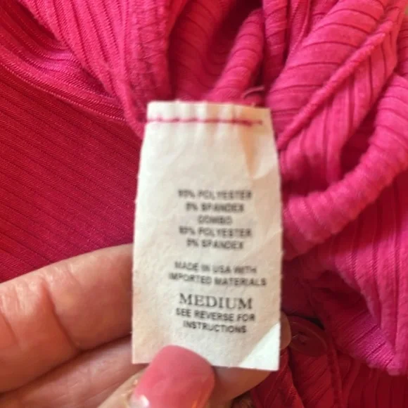 NWT Livi by Olivia Rae Ribbed Crop Top - Picture 6 of 6